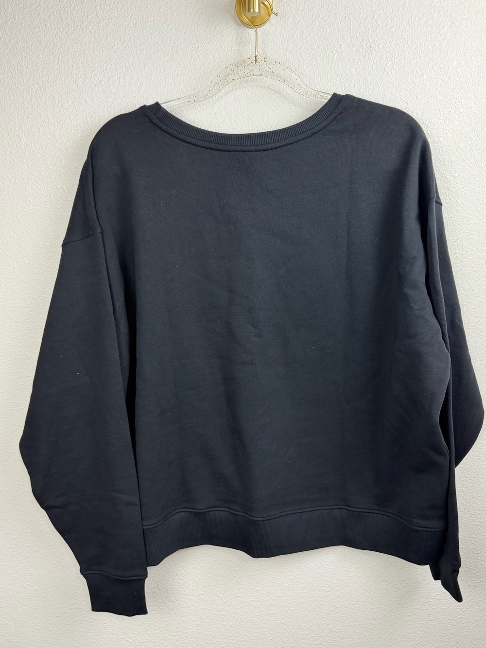 Pact NWOT Organic Cotton Cloud Brushed Fleece Crewneck Sweater Size XL - Picture 3 of 11